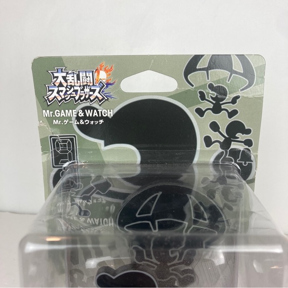 Mr. Game & Watch Super Smash Bros. Series Nintendo Amiibo 4 Poses Figure Used - Picture 2 of 10